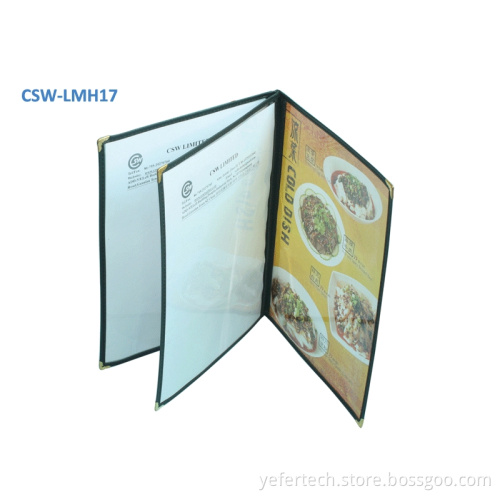 Clear PVC Menu Holder (CSW-LMH17)